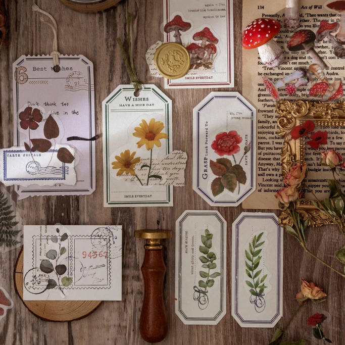 40Pcs stationery creative stickers flower plant diary hand account decorative cup stickers notebook graffiti stickers
40Pcs stationery creative stickers flower plant diary hand account decorative cup stickers notebook graffiti stickers