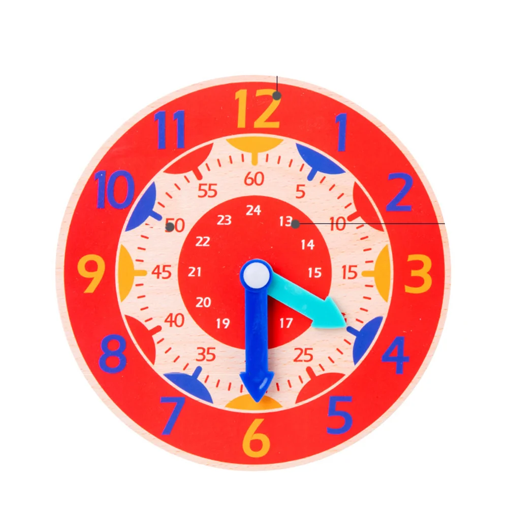 2pcs Children Early Educational Number Wooden Clock Wooden Educational for Kids (Random Color)
2pcs Children Early Educational Number Wooden Clock Wooden Educational for Kids (Random Color)