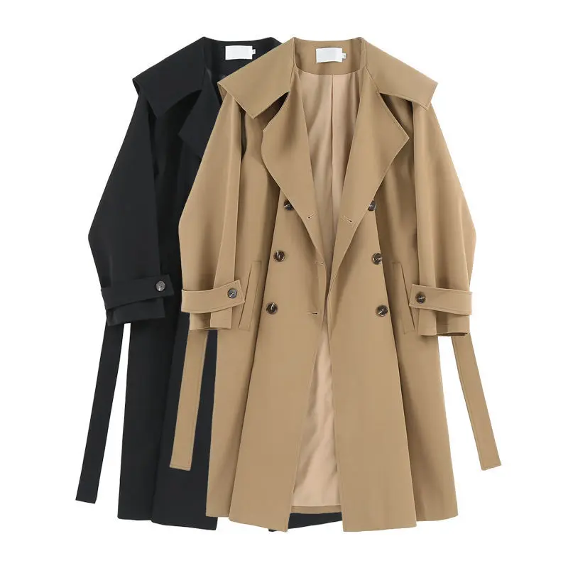 Long Trench Coat Women Clothing Spring And Autumn 2023 New Loose Tie Belt Jacket Female Windbreaker
Long Trench Coat Women Clothing Spring And Autumn 2023 New Loose Tie Belt Jacket Female Windbreaker