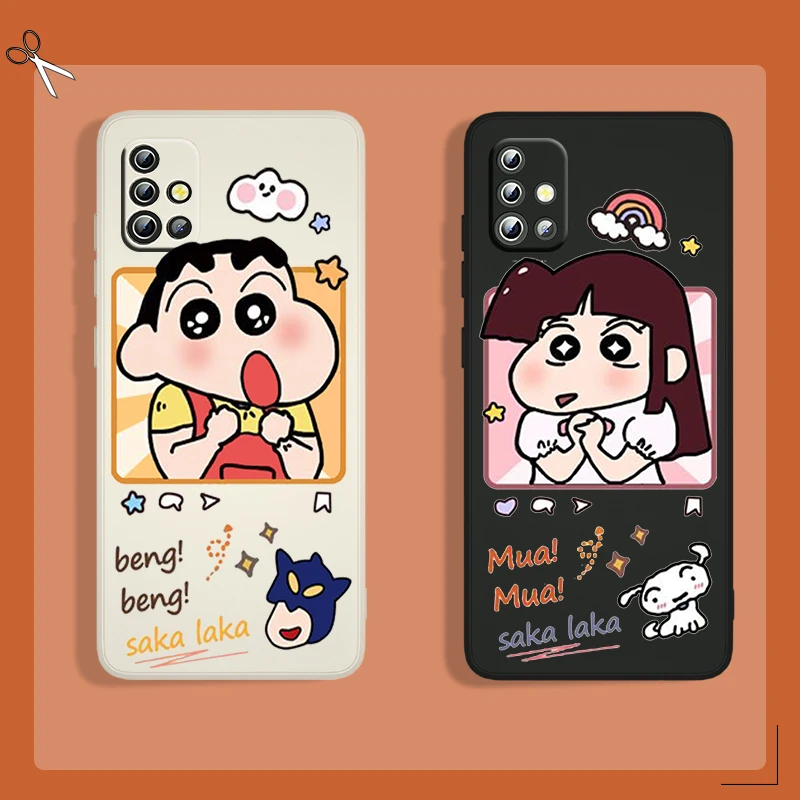 Cartoon Crayon Shinchan Art For Samsung Galaxy A73 A53 A33 A52 A32 A22 A71 A51 A21S A03 A50 TPU Liquid Phone Case Fundas Coque 
Cartoon Crayon Shinchan Art For Samsung Galaxy A73 A53 A33 A52 A32 A22 A71 A51 A21S A03 A50 TPU Liquid Phone Case Fundas Coque