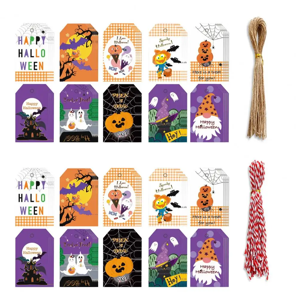 1 Set Halloween Gift Tags Exquisite Pattern Multiple Shapes Smooth Edge Burr Free Enhance Atmosphere Jam Halloween Themed Print
1 Set Halloween Gift Tags Exquisite Pattern Multiple Shapes Smooth Edge Burr Free Enhance Atmosphere Jam Halloween Themed Print