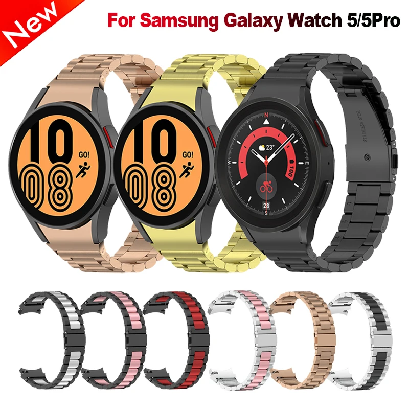 Stainless Steel Strap for Samsung Galaxy Watch 5 44mm 40mm Metal Bracelet No Gap For Watch 5 Pro 45mm Watch4 Classic 46mm 42mm
Stainless Steel Strap for Samsung Galaxy Watch 5 44mm 40mm Metal Bracelet No Gap For Watch 5 Pro 45mm Watch4 Classic 46mm 42mm