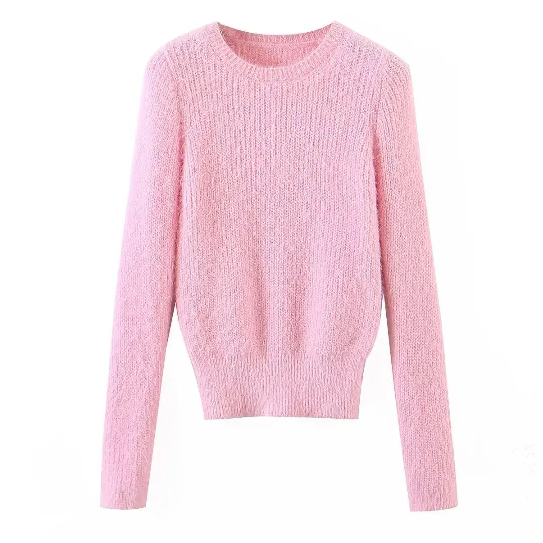 Women's sweater spring and autumn new 2022 solid color soft casual fashion long-sleeved round neck feminine
Women's sweater spring and autumn new 2022 solid color soft casual fashion long-sleeved round neck feminine