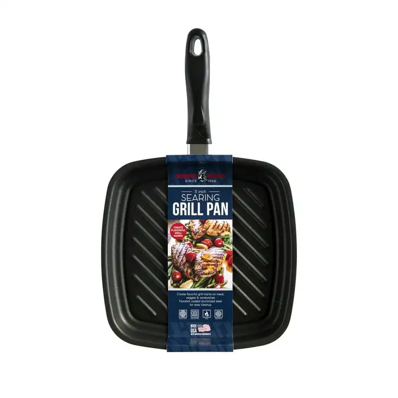 Nonstick Searing Grill Pan, Black 11.1 Pankake pan Cooking accessories Pans and pots Cast iron grill pan Pans for cooking Crepe
Nonstick Searing Grill Pan, Black 11.1 Pankake pan Cooking accessories Pans and pots Cast iron grill pan Pans for cooking Crepe