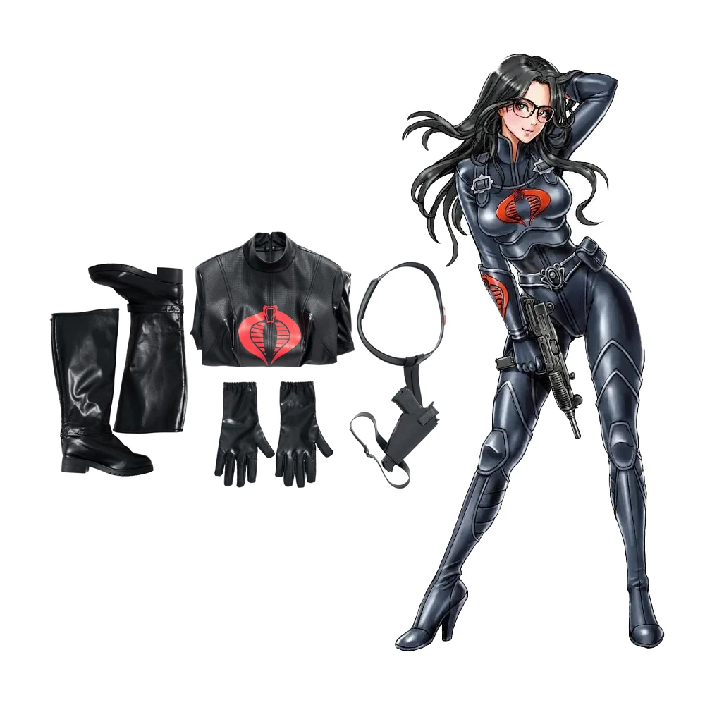 G.I. Joe: Rise of Cobra Cosplay Sexy Black PU Leather Jumpsuit for Women Boots COBRA Cosplay Costume Women
G.I. Joe: Rise of Cobra Cosplay Sexy Black PU Leather Jumpsuit for Women Boots COBRA Cosplay Costume Women