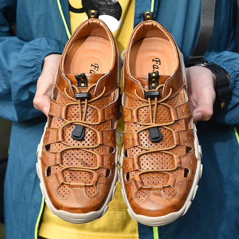 39 сандалий легкие дышащие повседневные кожаные мужские босоножки sizes47 летние натуральные уличные пляжные сандалии для мужчин
39 сандалий легкие дышащие повседневные кожаные мужские босоножки sizes47 летние натуральные уличные пляжные сандалии для мужчин
