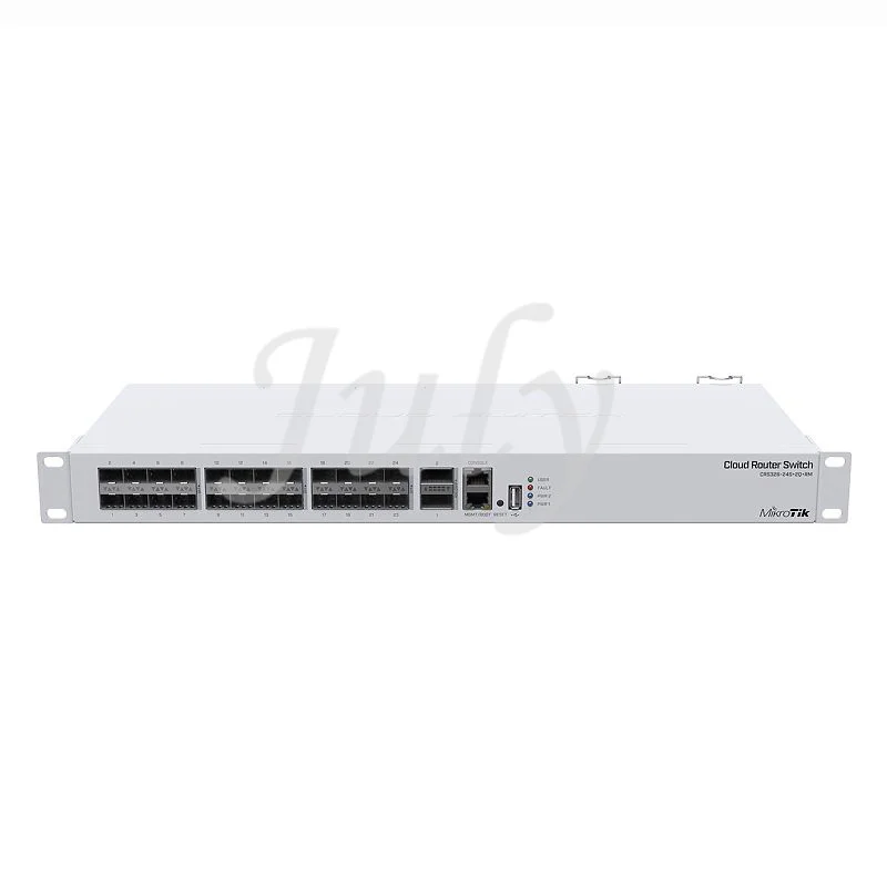 Mikrotik CRS326-24S + 2Q + RM 24-портовый 10-гигабитный управляемый коммутатор ROS dual system
Mikrotik CRS326-24S + 2Q + RM 24-портовый 10-гигабитный управляемый коммутатор ROS dual system