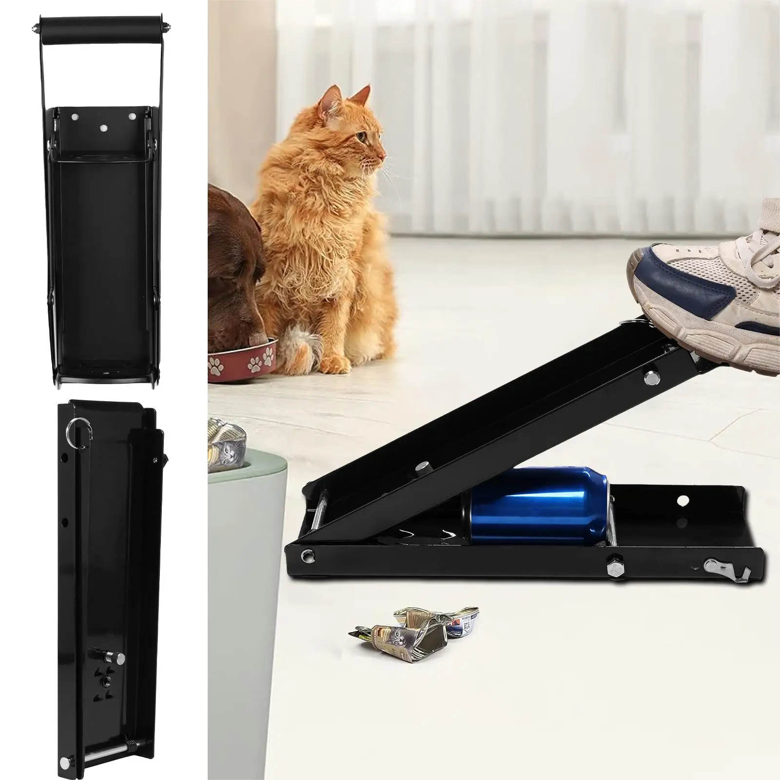 Can Crusher Floor Foot Pedal Steel Can Smasher with Felt Pads for 2L Cans Wall Mounted Manual Soda and Beer Can Smasher for 12oz
Can Crusher Floor Foot Pedal Steel Can Smasher with Felt Pads for 2L Cans Wall Mounted Manual Soda and Beer Can Smasher for 12oz