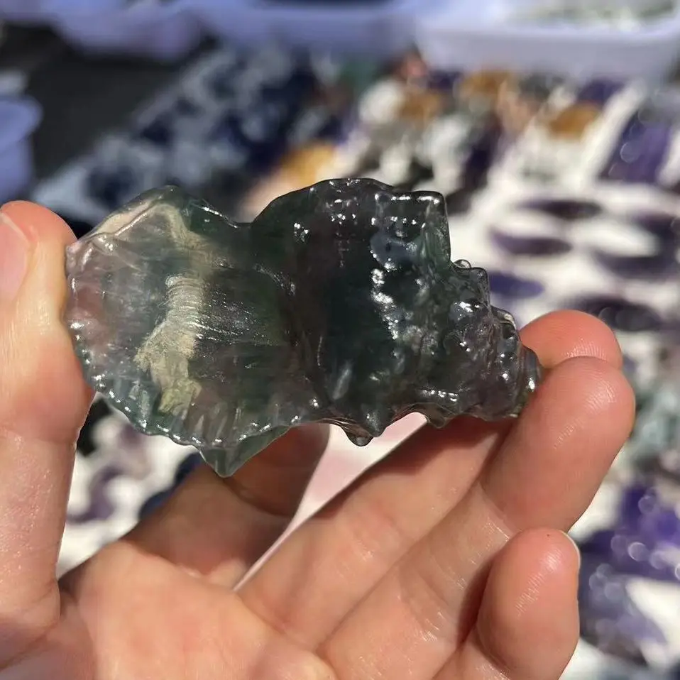 Natural Crystal Fluorite Conch Hand Carved Home Decor Gives Healing Quartz Stone
Natural Crystal Fluorite Conch Hand Carved Home Decor Gives Healing Quartz Stone