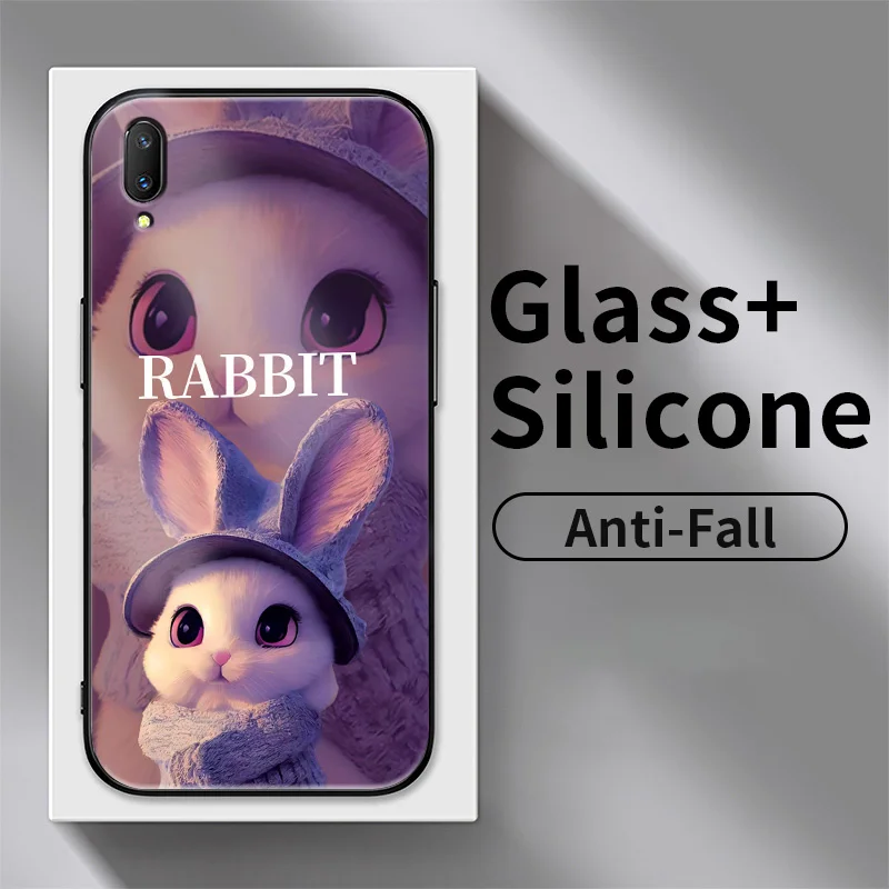 Glass Phone Case for vivo V11 V11 Pro V11i V20 SE V19 V17 V15 S1 Pro China Z3 Z3i X21s S7 S7T Y70 Cases Witary Longer Rabbit
Glass Phone Case for vivo V11 V11 Pro V11i V20 SE V19 V17 V15 S1 Pro China Z3 Z3i X21s S7 S7T Y70 Cases Witary Longer Rabbit