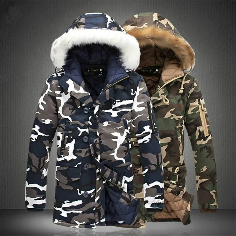 M-5XL Camouflage Fashion Parkas Men Military Coats Thicken Coats with Fur Hood Windbreaker Men Plus Velvet Winter Jacket Men
M-5XL Camouflage Fashion Parkas Men Military Coats Thicken Coats with Fur Hood Windbreaker Men Plus Velvet Winter Jacket Men