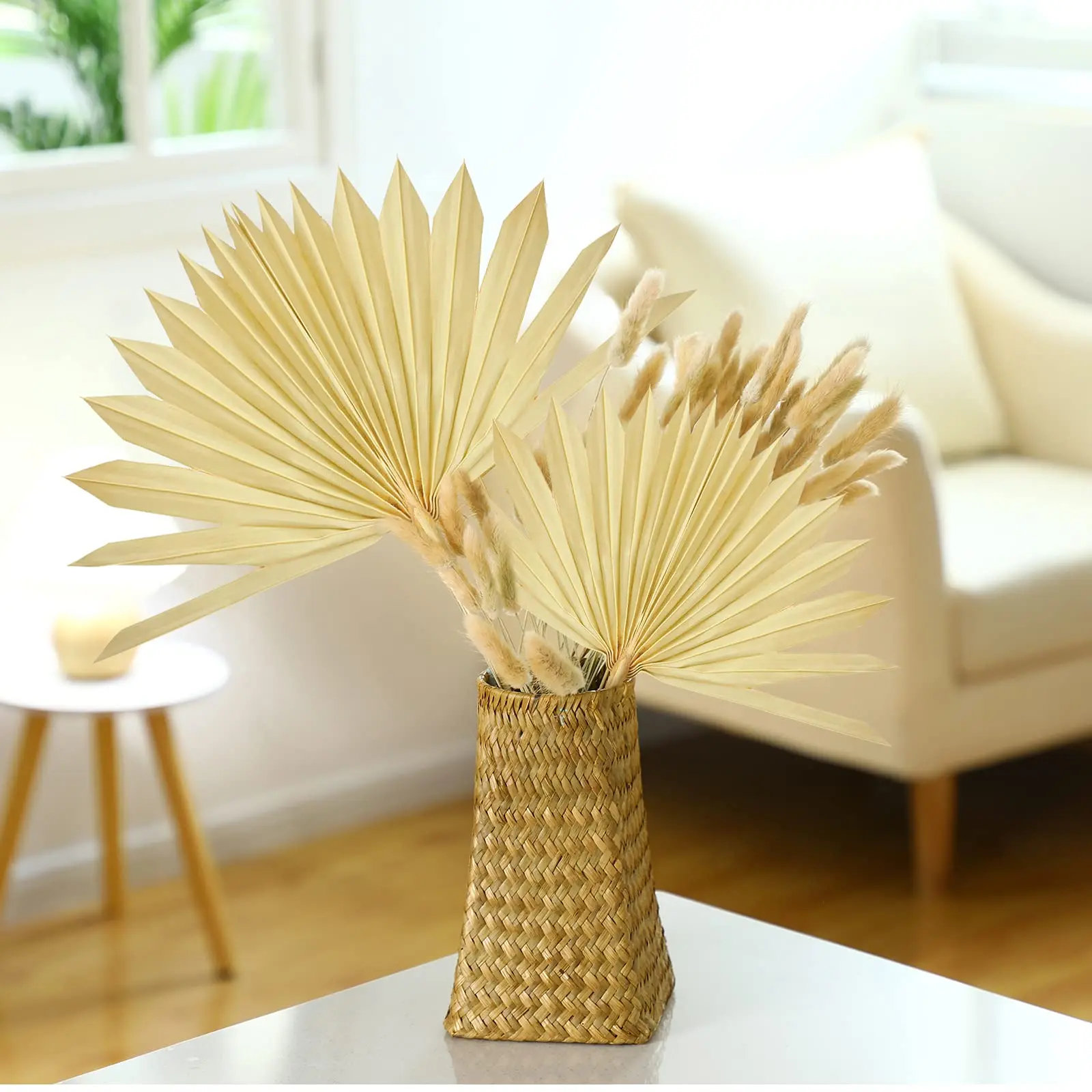 Dried Palm Fan Leaves Wedding Flower Arrangement Dekoration Palm Leaf Window Reception Rabbit Tail Grass Home Table Decor
Dried Palm Fan Leaves Wedding Flower Arrangement Dekoration Palm Leaf Window Reception Rabbit Tail Grass Home Table Decor
