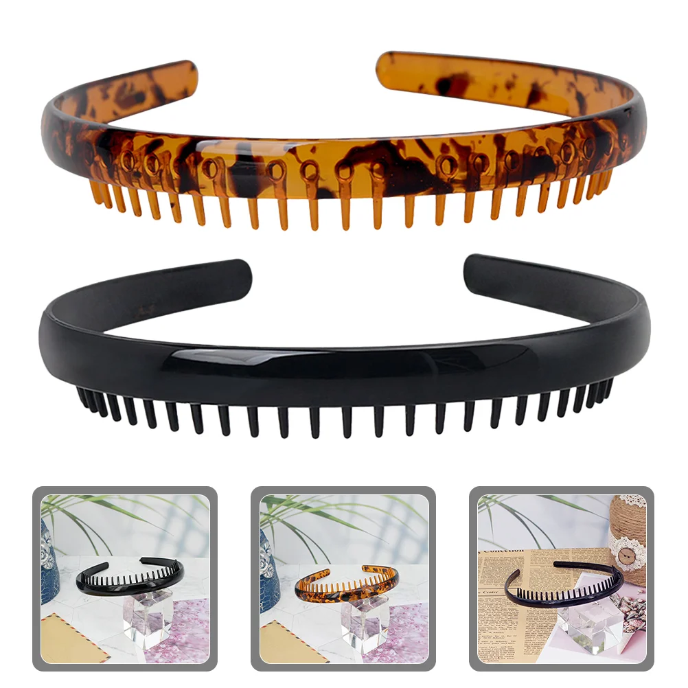 2Pcs Teeth Comb Hairband Toothed Hairbands Hair Hoops Anti-slip Headbands Daily Headdress
2Pcs Teeth Comb Hairband Toothed Hairbands Hair Hoops Anti-slip Headbands Daily Headdress
