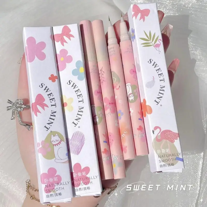 Super Thin Eyeliner Lying Silkworm Pen Smooth Quick Dry Natural Eyeliner Waterproof No Smudge Brown Eye Line Aegyo-sal Makeup
Super Thin Eyeliner Lying Silkworm Pen Smooth Quick Dry Natural Eyeliner Waterproof No Smudge Brown Eye Line Aegyo-sal Makeup