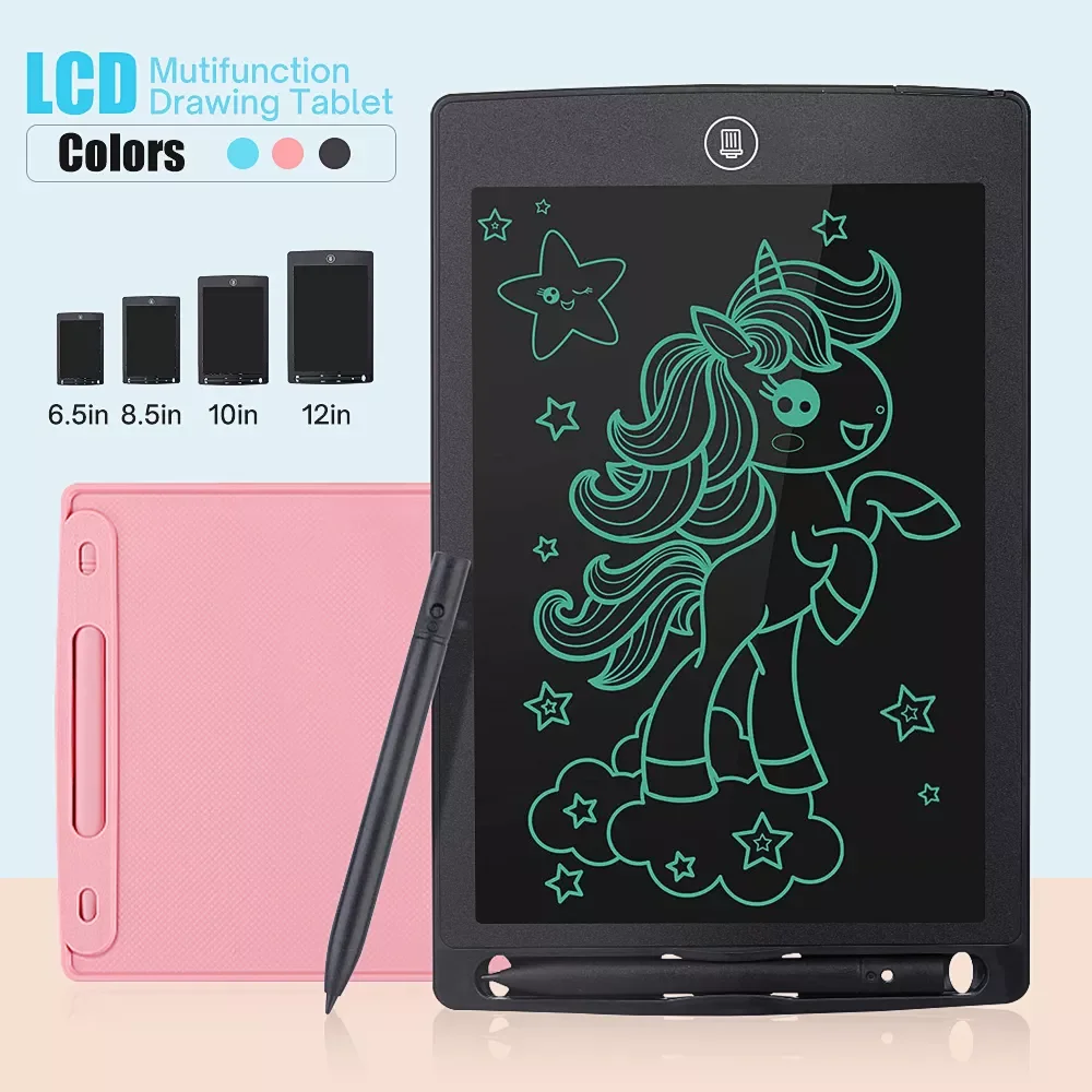 6.5/8.5/10/12 inch Electronic Drawing Board For Kids LCD Writing Tablet Digital Graphic Drawing Tablets Boys Girls Writing Pad
6.5/8.5/10/12 inch Electronic Drawing Board For Kids LCD Writing Tablet Digital Graphic Drawing Tablets Boys Girls Writing Pad
