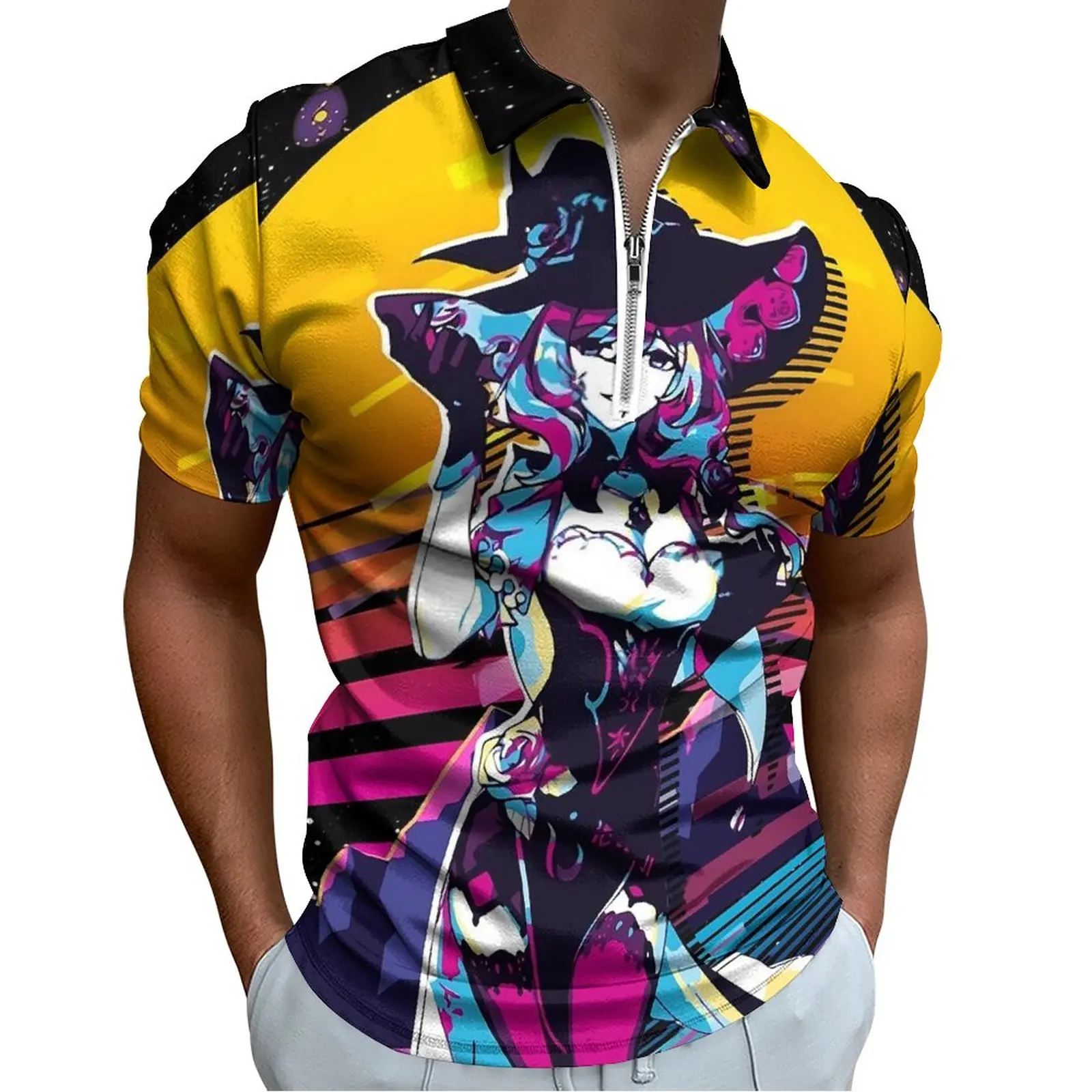 Genshin Impact Polo Shirt 80s Retro Casual Shirt Date Novelty Men Short-Sleeve Collar Graphic T-Shirts
Genshin Impact Polo Shirt 80s Retro Casual Shirt Date Novelty Men Short-Sleeve Collar Graphic T-Shirts