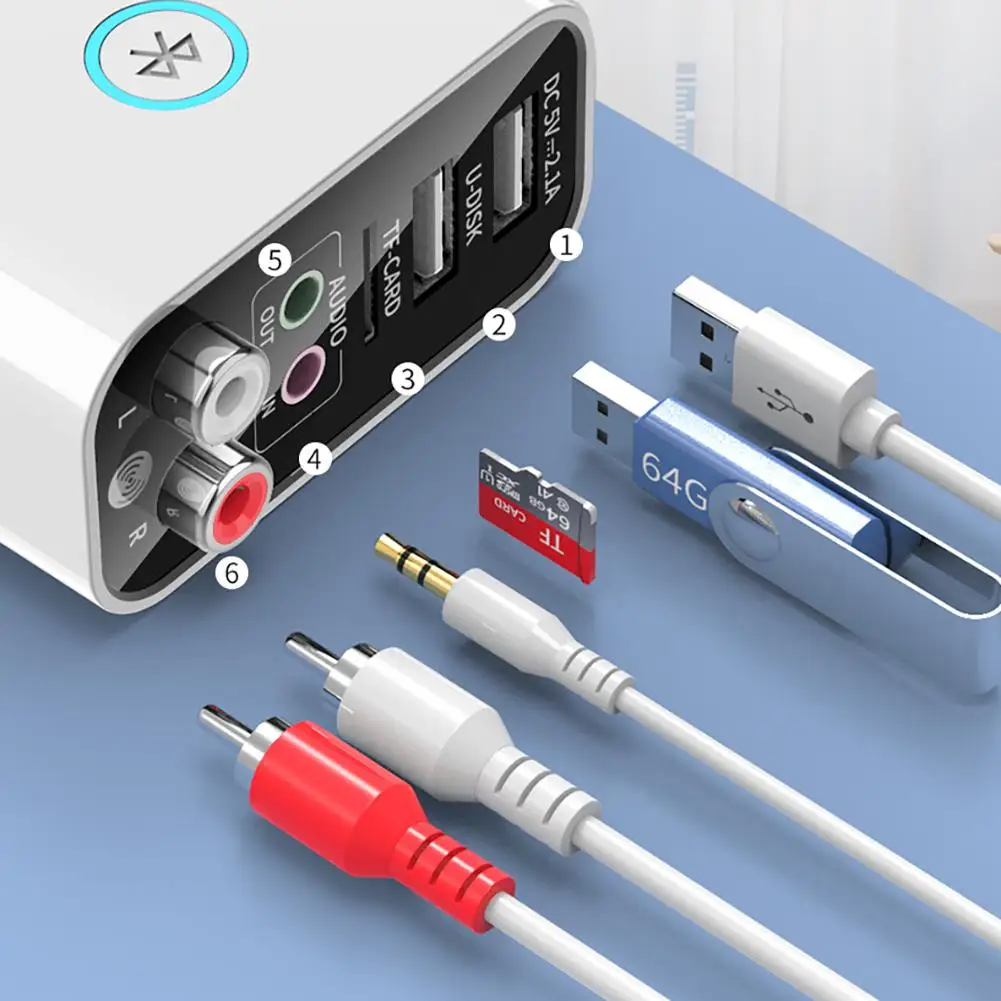2 In 1 Bluetooth 5.0 Receiver Transmitter 3.5mm RCA Wireless Audio Adapter U Disk/TF Play Support APP Control USB Charger US/EU
2 In 1 Bluetooth 5.0 Receiver Transmitter 3.5mm RCA Wireless Audio Adapter U Disk/TF Play Support APP Control USB Charger US/EU