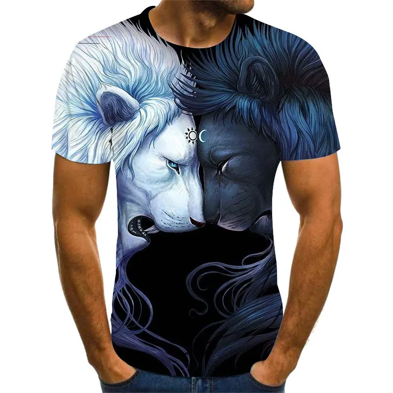 Fashion Vintage Lion 3D Print Men's T-Shirt Summer Oversized Short Sleeve Male Tshirts Harajuku Animal T-Shirts Camiseta Tops
Fashion Vintage Lion 3D Print Men's T-Shirt Summer Oversized Short Sleeve Male Tshirts Harajuku Animal T-Shirts Camiseta Tops