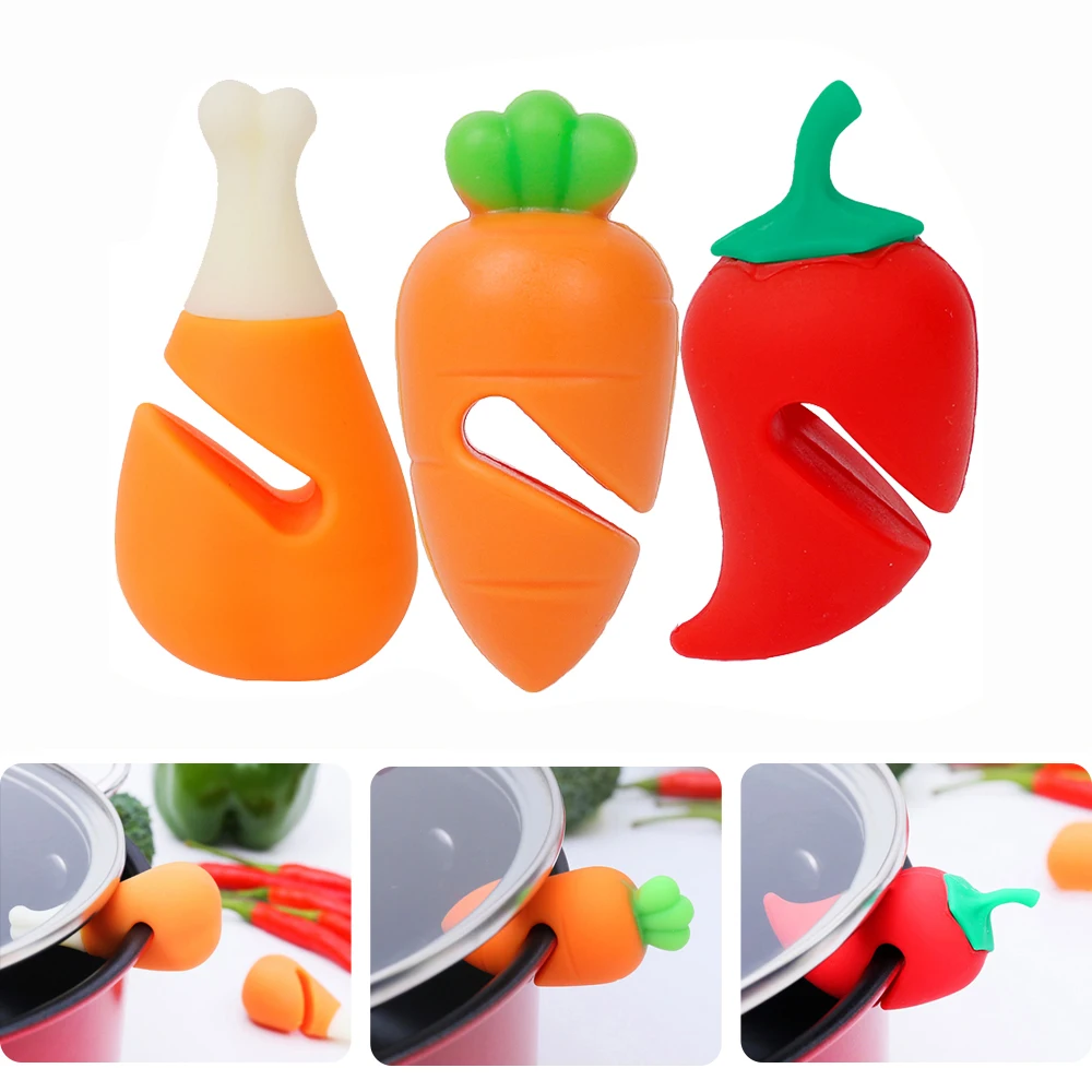 Silicone Pot Lid Anti-spill Rack Heat-resistant Anti-Overflow Stoppers Pot Cover Lifter Holder Creative Kitchen Tools Gadgets
Silicone Pot Lid Anti-spill Rack Heat-resistant Anti-Overflow Stoppers Pot Cover Lifter Holder Creative Kitchen Tools Gadgets