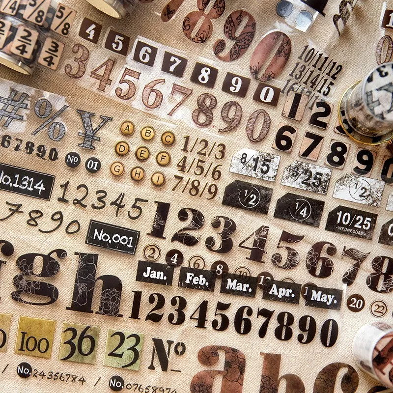 Vintage Washi Tape Japaness Masking Tapes Antique Letters Alphabet Decorative Tape Stickers for Journaing scrapbooking diary
Vintage Washi Tape Japaness Masking Tapes Antique Letters Alphabet Decorative Tape Stickers for Journaing scrapbooking diary