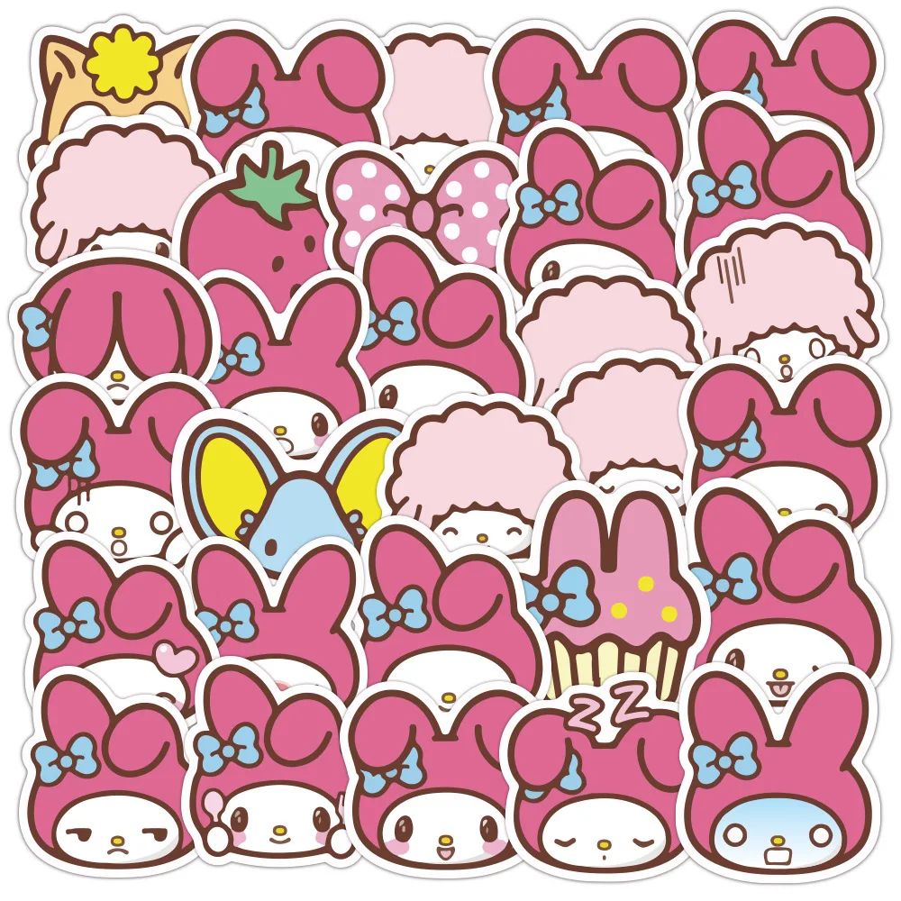 40pcs My Melody stickers cartoon cute hand account notebook water cup mobile phone case children's classic toy graffiti stickers
40pcs My Melody stickers cartoon cute hand account notebook water cup mobile phone case children's classic toy graffiti stickers