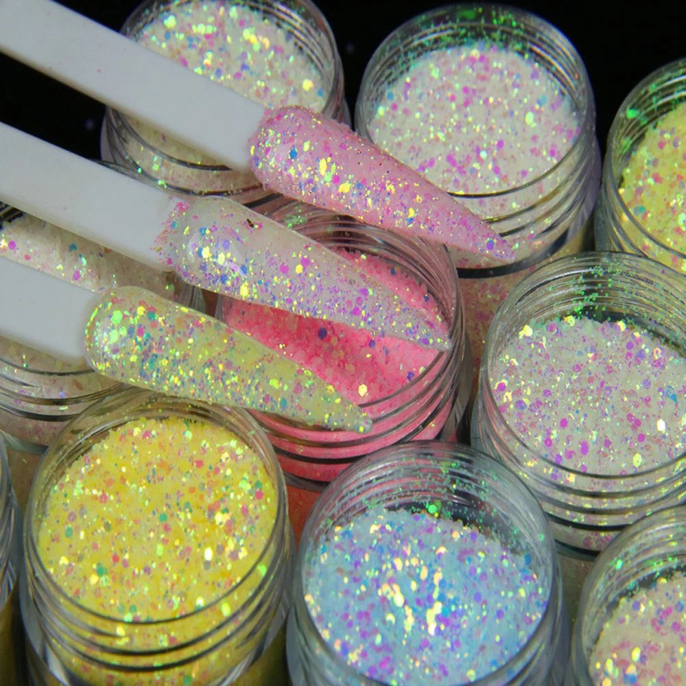 10g UV Color Changing Glitter Mixed Nail Art Powder Colorful Chunky Nail Sequins Holographic Glitter Nail Art Decoration DIY
10g UV Color Changing Glitter Mixed Nail Art Powder Colorful Chunky Nail Sequins Holographic Glitter Nail Art Decoration DIY