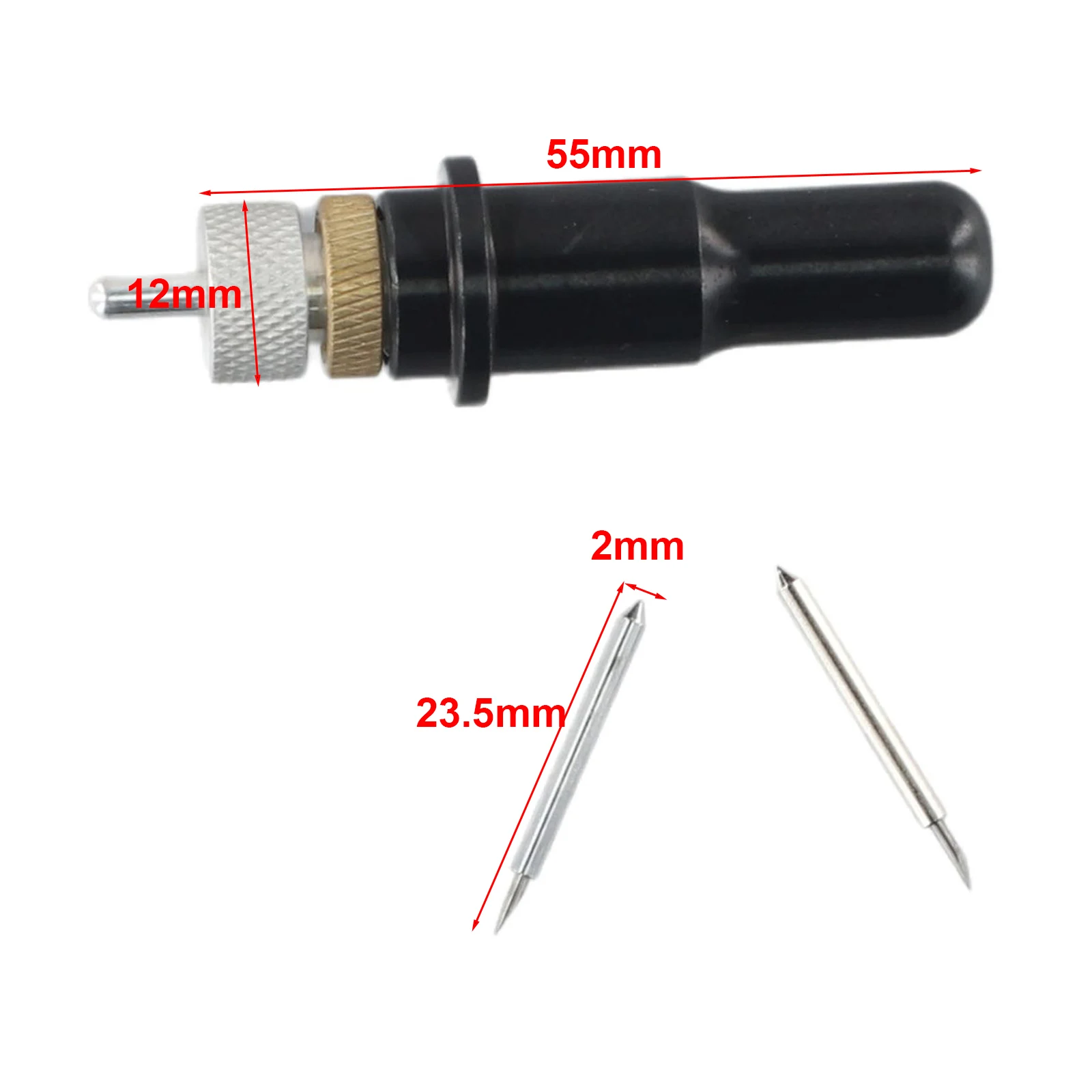 60 Degree Blade 45 Degree Blade Black Blade Holde Blade Size 23.5x2mm Material Tungsten Steel Holder Size 55mmx12mm
60 Degree Blade 45 Degree Blade Black Blade Holde Blade Size 23.5x2mm Material Tungsten Steel Holder Size 55mmx12mm