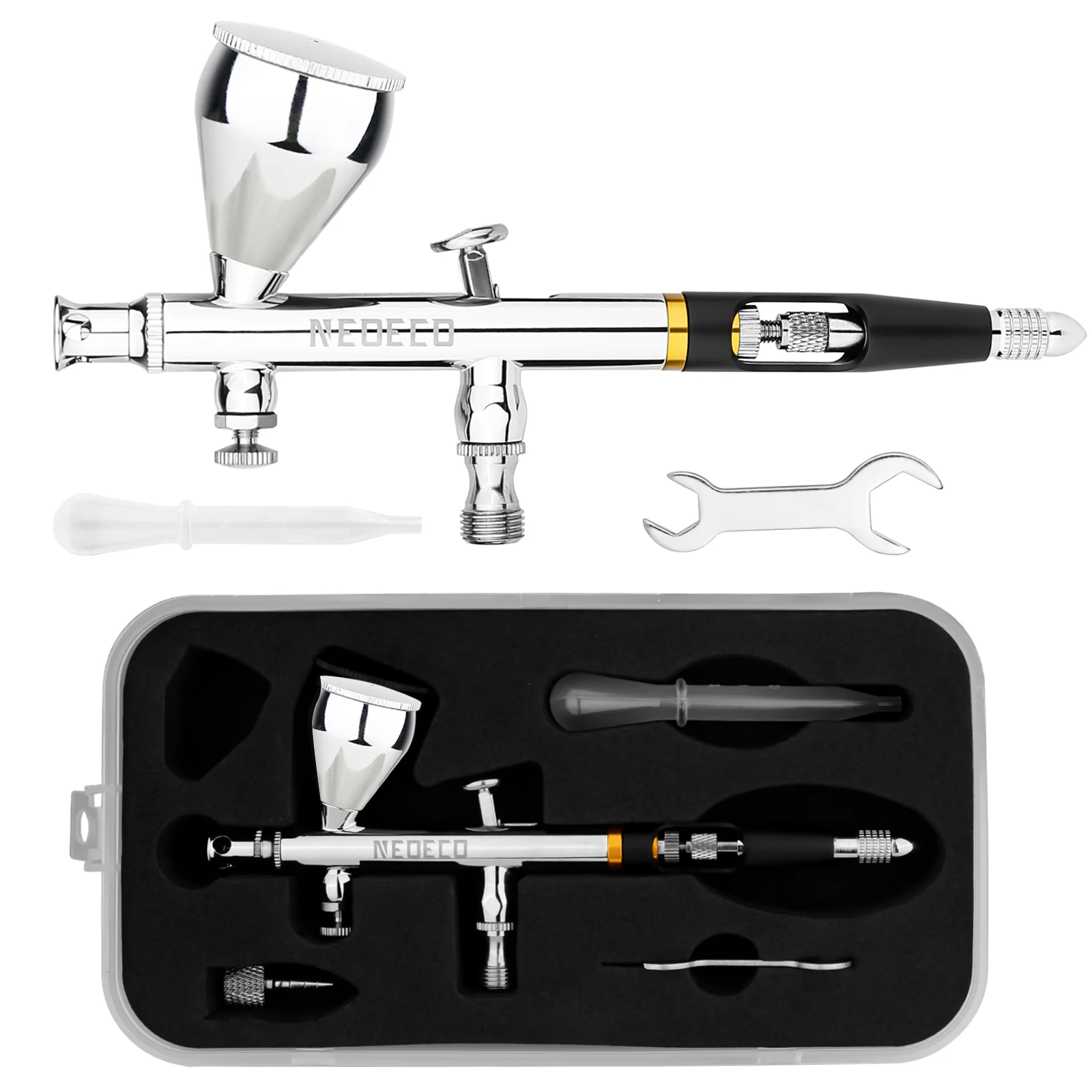 NEOECO NCT-SJ83 Аэрограф двойного действия
NEOECO NCT-SJ83 Аэрограф двойного действия