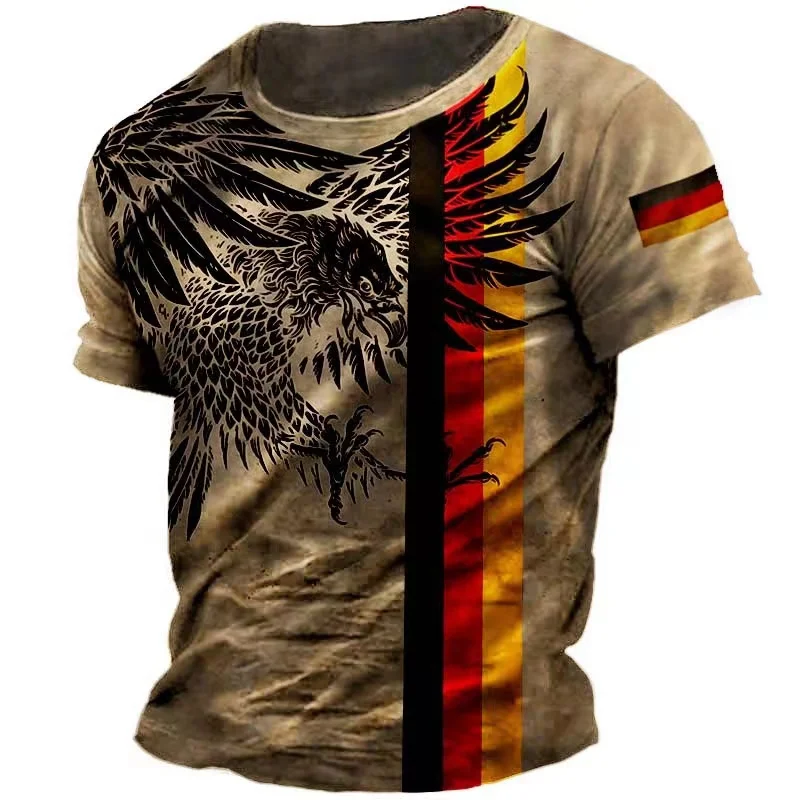 Summer T-Shirt Men's Vintage 3D Printing Tee Top American/Knight Short Sleeve Harajuku T Shirt New Oversized O-Neck Men Clothing
Summer T-Shirt Men's Vintage 3D Printing Tee Top American/Knight Short Sleeve Harajuku T Shirt New Oversized O-Neck Men Clothing