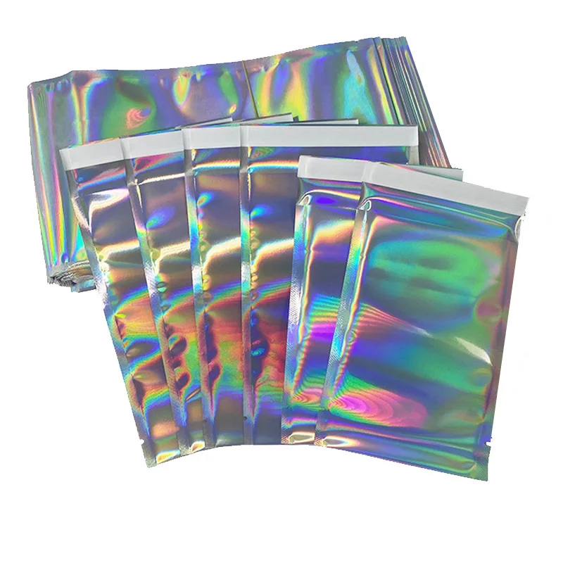 Laser Self-adhesive Sealing Bags for Electronic Products Flashy Cards Jewelry Flash Adhesive Pockets Clothing Packaging Bags
Laser Self-adhesive Sealing Bags for Electronic Products Flashy Cards Jewelry Flash Adhesive Pockets Clothing Packaging Bags