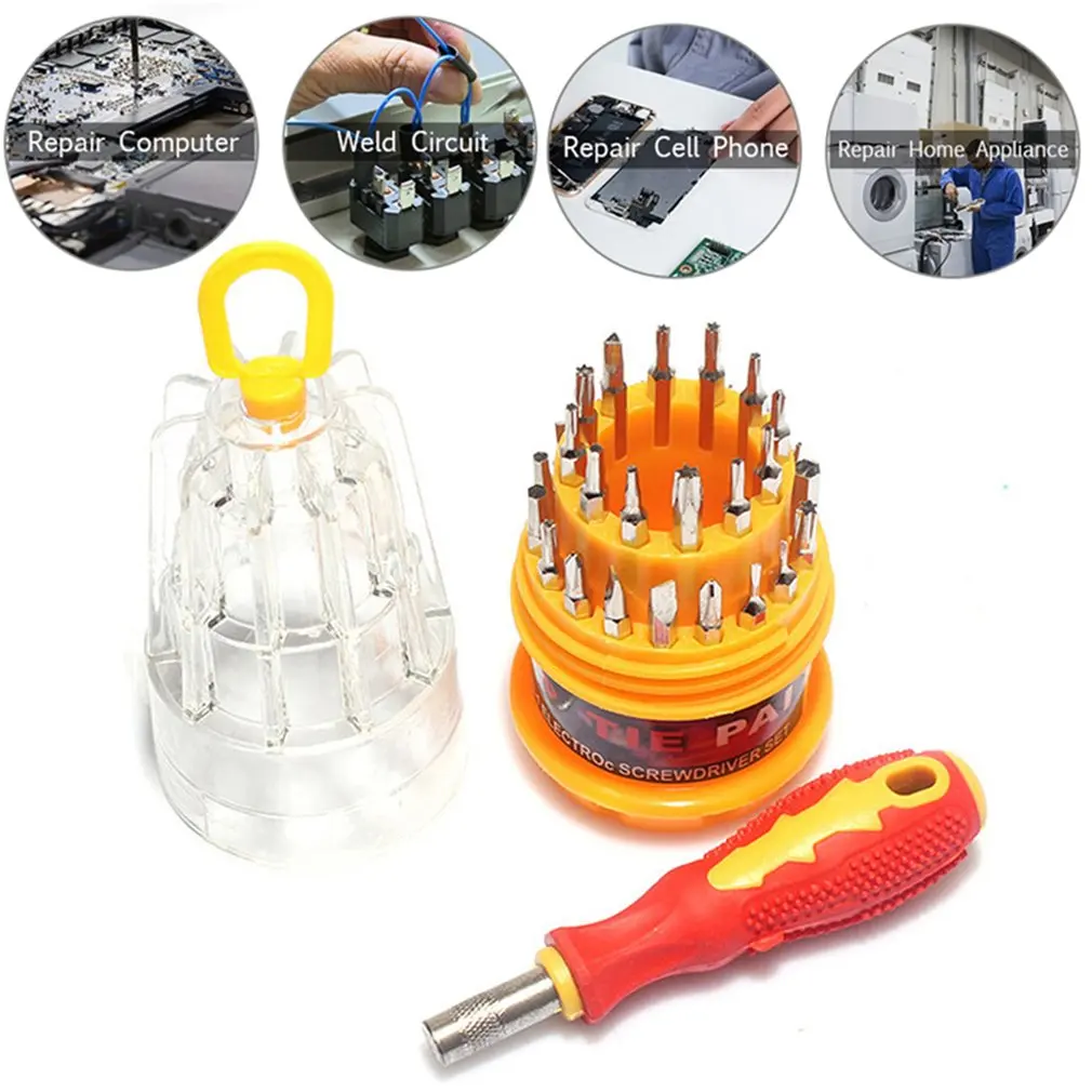 Screwdriver Set 32 In 1 Professional Screwdriver Multi-function Repair Tool Kit Compatible With Android Computer Laptop
Screwdriver Set 32 In 1 Professional Screwdriver Multi-function Repair Tool Kit Compatible With Android Computer Laptop