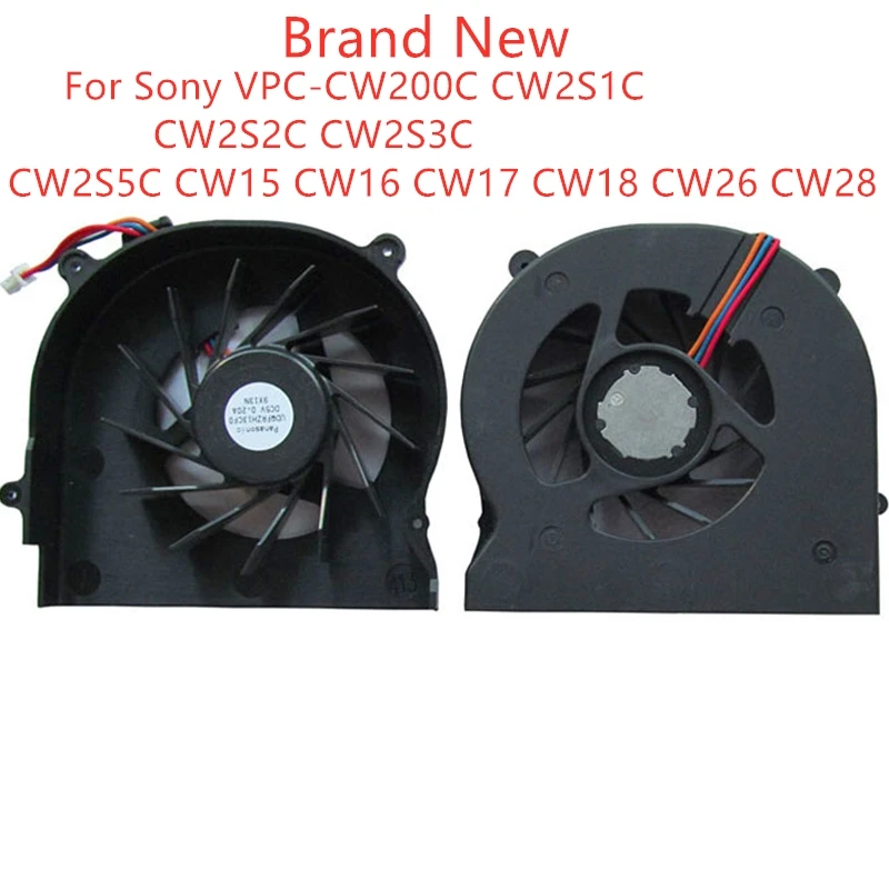 New Laptop CPU Cooling Fan For Sony VPC-CW200C CW2S1C CW2S2C CW2S3C CW2S5C CW15 CW16 CW17 CW18 CW26 CW28 Fan
New Laptop CPU Cooling Fan For Sony VPC-CW200C CW2S1C CW2S2C CW2S3C CW2S5C CW15 CW16 CW17 CW18 CW26 CW28 Fan