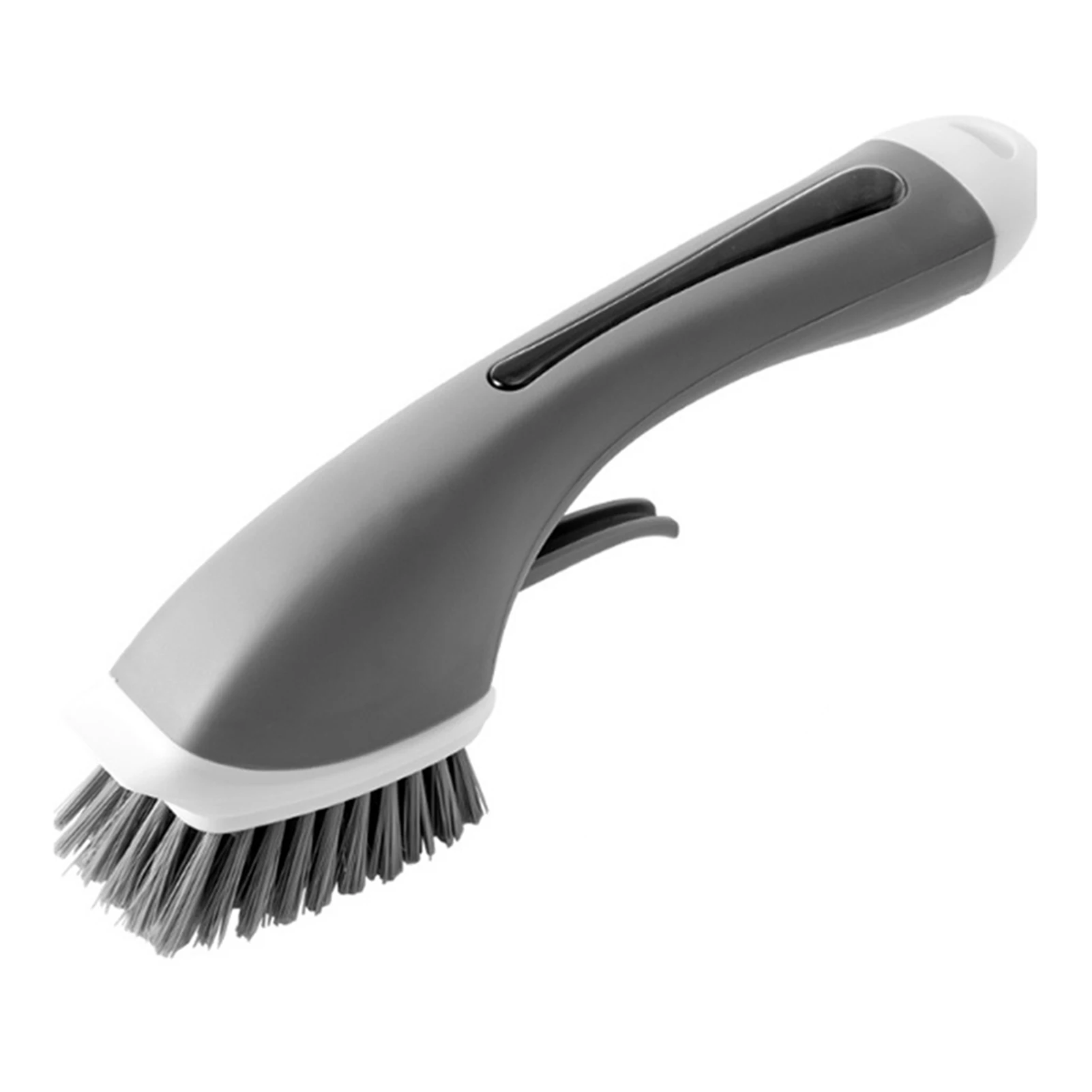 Dish Brush with Soap Dispensing Handle Scrub Brush with Built-in Scraper Kitchen Cleaning for Sink Counter Pans Pots
Dish Brush with Soap Dispensing Handle Scrub Brush with Built-in Scraper Kitchen Cleaning for Sink Counter Pans Pots