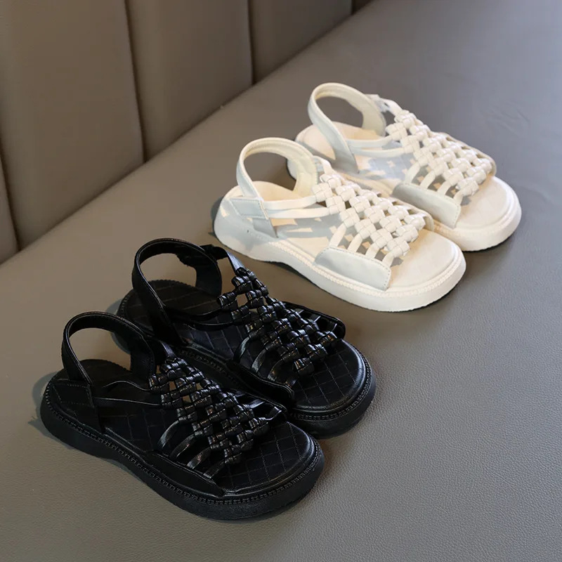 Kids Girls Shoes New Princess Sandals Summer Knitting Girls Baby Shoe Tide Soft Soled Children Roman Shoes сандалии для девочек
Kids Girls Shoes New Princess Sandals Summer Knitting Girls Baby Shoe Tide Soft Soled Children Roman Shoes сандалии для девочек