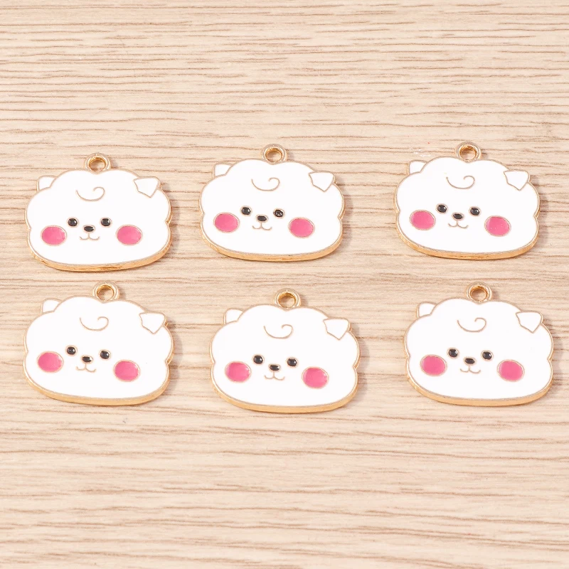 10pcs 20x17mm Cartoon Animal Charms Enamel Sheep Charms Pendants for Jewelry Making Girls DIY Earrings Necklaces Crafts Supplies
10pcs 20x17mm Cartoon Animal Charms Enamel Sheep Charms Pendants for Jewelry Making Girls DIY Earrings Necklaces Crafts Supplies