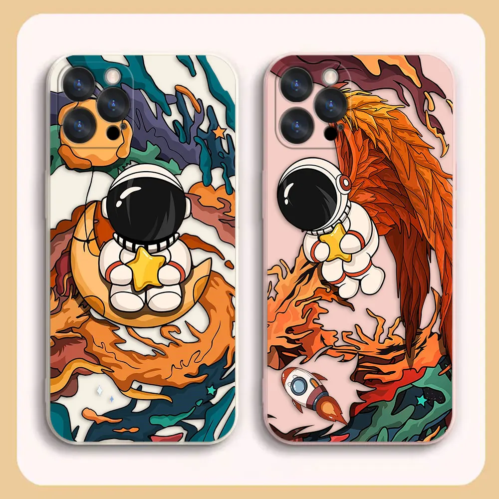 Case For iPhone 14 13 12 11 Pro XS Max Mini X XR SE 7 8 6 6S Plus Colour Simple Liquid Silicone Case Space Star Astronaut
Case For iPhone 14 13 12 11 Pro XS Max Mini X XR SE 7 8 6 6S Plus Colour Simple Liquid Silicone Case Space Star Astronaut