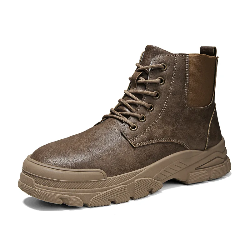 Pop Tooling Shoes Men Casual Leather Booties Autumn Quality High Top Martens Boots Male Platform Ankle Boots Zapatos De Hombre
Pop Tooling Shoes Men Casual Leather Booties Autumn Quality High Top Martens Boots Male Platform Ankle Boots Zapatos De Hombre