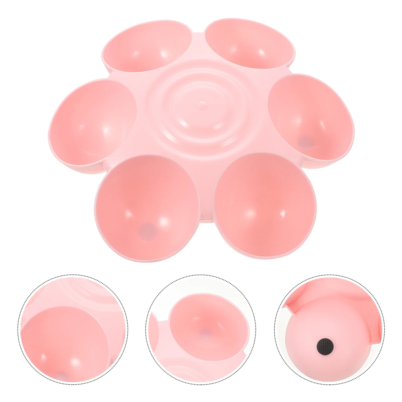 Plastic Containers Pet Feeding Bowl Dog Compartment Cat Feeder Puppy Plate 36X36X6CM Multiple Treats Holder Pink Travel
Plastic Containers Pet Feeding Bowl Dog Compartment Cat Feeder Puppy Plate 36X36X6CM Multiple Treats Holder Pink Travel
