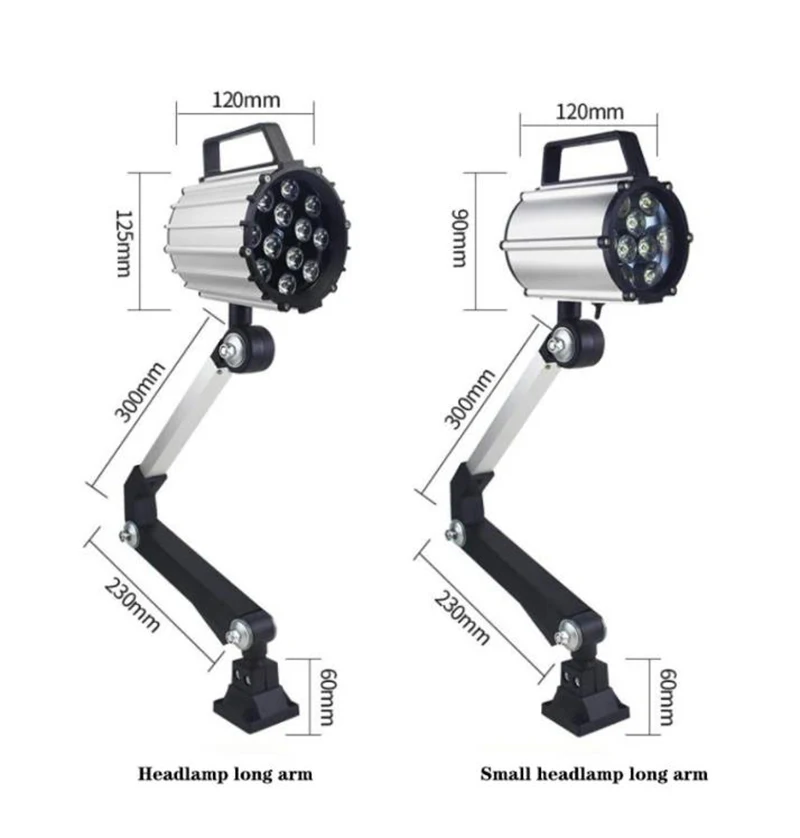 1PC NEW Work Light LED Milling / Drilling Machine/ Grinder Sawing Lighting 220v36v24v Waterproof Oil CNC Lathe Lamp
1PC NEW Work Light LED Milling / Drilling Machine/ Grinder Sawing Lighting 220v36v24v Waterproof Oil CNC Lathe Lamp