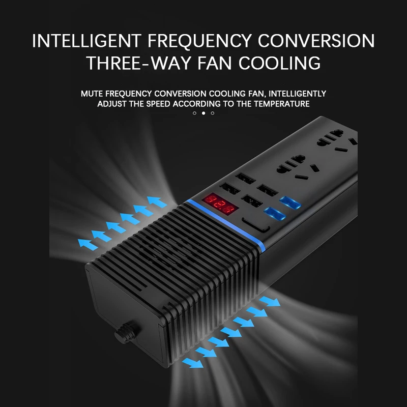 Car Inverter DC 12V to AC 220V Auto Converter Inversor USB Type C Fast Charging Charger Car Power Adapter Inverter
Car Inverter DC 12V to AC 220V Auto Converter Inversor USB Type C Fast Charging Charger Car Power Adapter Inverter