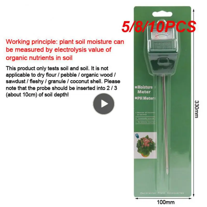5/8/10PCS Flower Water Analyzer Soil Moisture Metal Probe Detector Gardening Plant Sensor Meter Hygrometer Tool Analyzers
5/8/10PCS Flower Water Analyzer Soil Moisture Metal Probe Detector Gardening Plant Sensor Meter Hygrometer Tool Analyzers