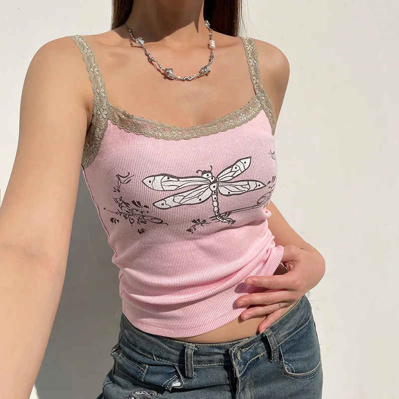 Ladies Soft Tank Camis 2023 Spring Summer New Sweet Cute Pink Camisole Women Body Basic Crop Top With Lace Patchwork Kawaii Y2k
Ladies Soft Tank Camis 2023 Spring Summer New Sweet Cute Pink Camisole Women Body Basic Crop Top With Lace Patchwork Kawaii Y2k