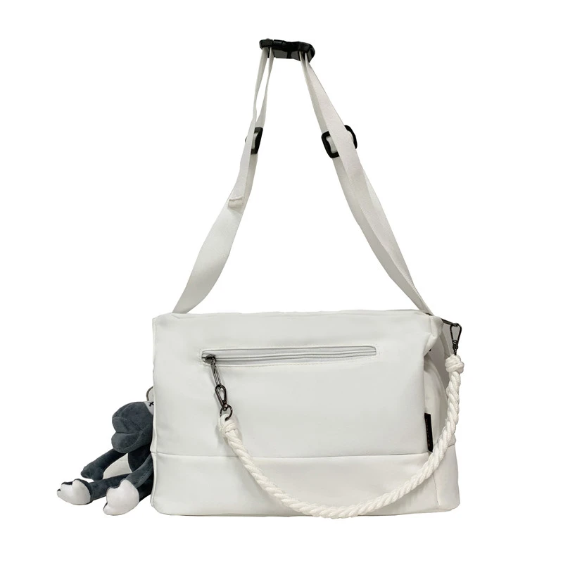 Large Capacity Nylon Shoulder Bags Japan Style Leisure Or Travel Bags Fashion Solid Black Packages White South Krea Knapsack
Large Capacity Nylon Shoulder Bags Japan Style Leisure Or Travel Bags Fashion Solid Black Packages White South Krea Knapsack