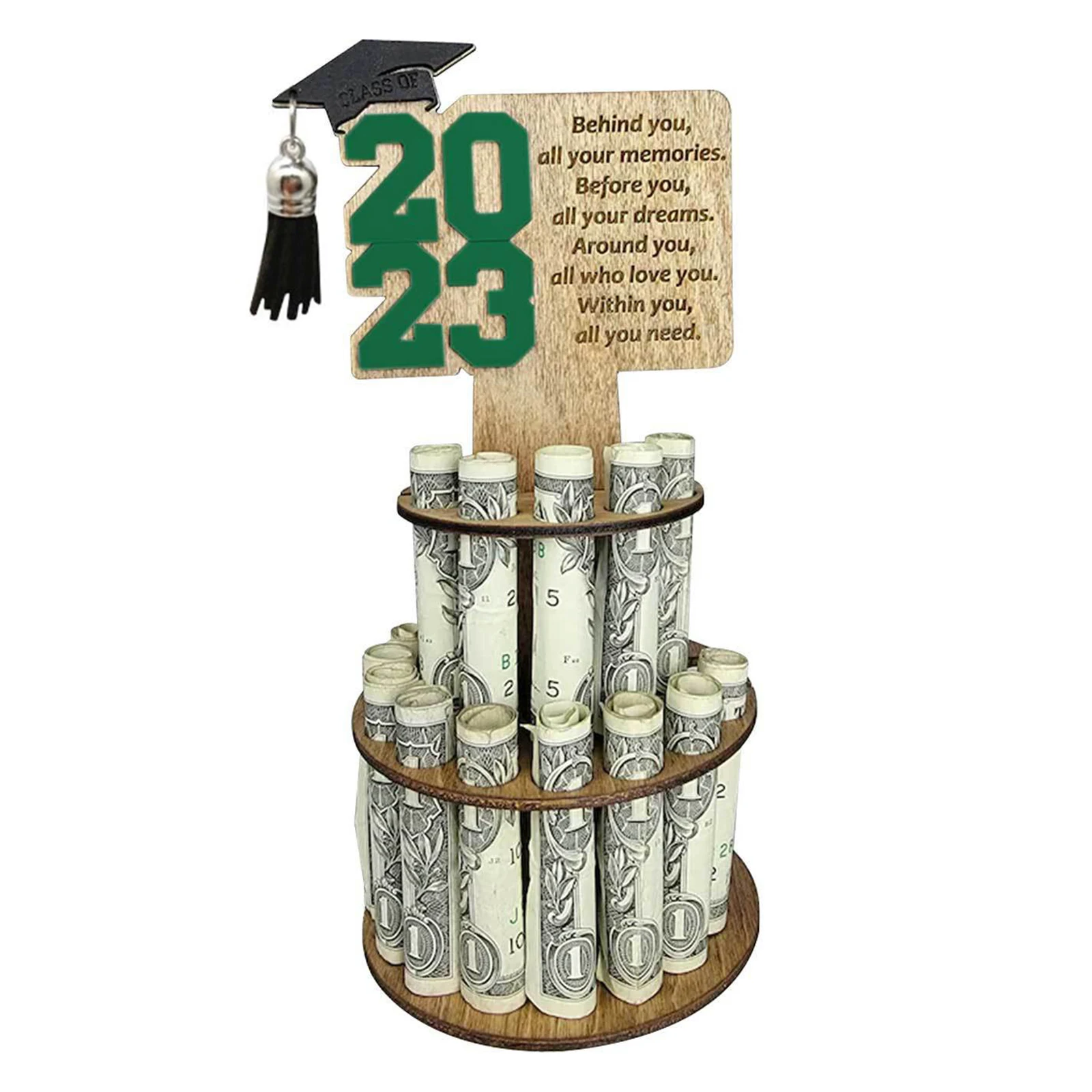 Party Favor 2023 Graduation Gift Wallet Celebration Tiered Creative Double Layered Wooden Cake Topper Wood For Family And Friend
Party Favor 2023 Graduation Gift Wallet Celebration Tiered Creative Double Layered Wooden Cake Topper Wood For Family And Friend