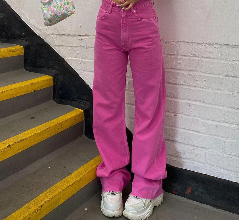 Casual Loose Jeans Harajuku Pockets High Waisted Trousers Wide Leg Pants Women 2021 Fashion Streetwear Sweet Cute Lady
Casual Loose Jeans Harajuku Pockets High Waisted Trousers Wide Leg Pants Women 2021 Fashion Streetwear Sweet Cute Lady