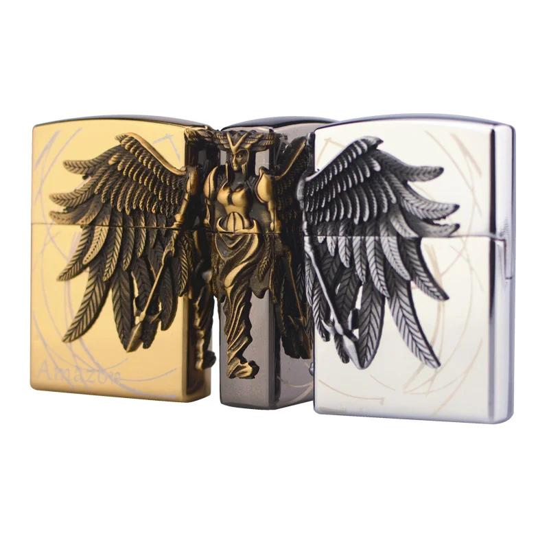 Metal Three Sided Relief Grinding Wheel Open Flame Lighter Portable Butane Inflatable Lighter Cigar Moxibustion Barbecue Igniter
Metal Three Sided Relief Grinding Wheel Open Flame Lighter Portable Butane Inflatable Lighter Cigar Moxibustion Barbecue Igniter
