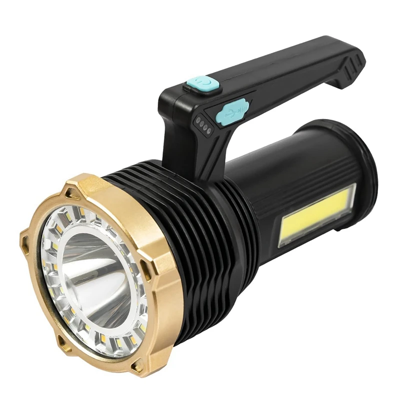 Rechargeable Spotlight Hand Helashlighld Ft Searchlight, Outdoor Flashlight With 1000 Lumen LED Spotlight Flashlight
Rechargeable Spotlight Hand Helashlighld Ft Searchlight, Outdoor Flashlight With 1000 Lumen LED Spotlight Flashlight