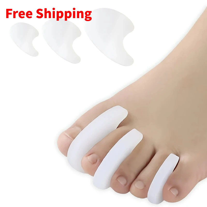 1Pair Gel Hallux Valgus Foot Care Spacer Thumb Clip Silicone Bunion Corrector Toe Separators Pedicure Tools Professional
1Pair Gel Hallux Valgus Foot Care Spacer Thumb Clip Silicone Bunion Corrector Toe Separators Pedicure Tools Professional
