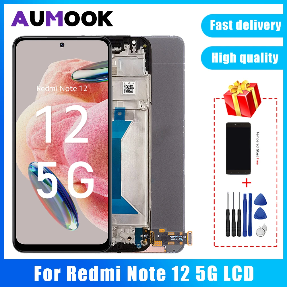 Original For Xiaomi Redmi Note 12 LCD Display Touch Screen Digitizer Assembly Replacement For Redmi 12 5G 22111317I Replacement
Original For Xiaomi Redmi Note 12 LCD Display Touch Screen Digitizer Assembly Replacement For Redmi 12 5G 22111317I Replacement