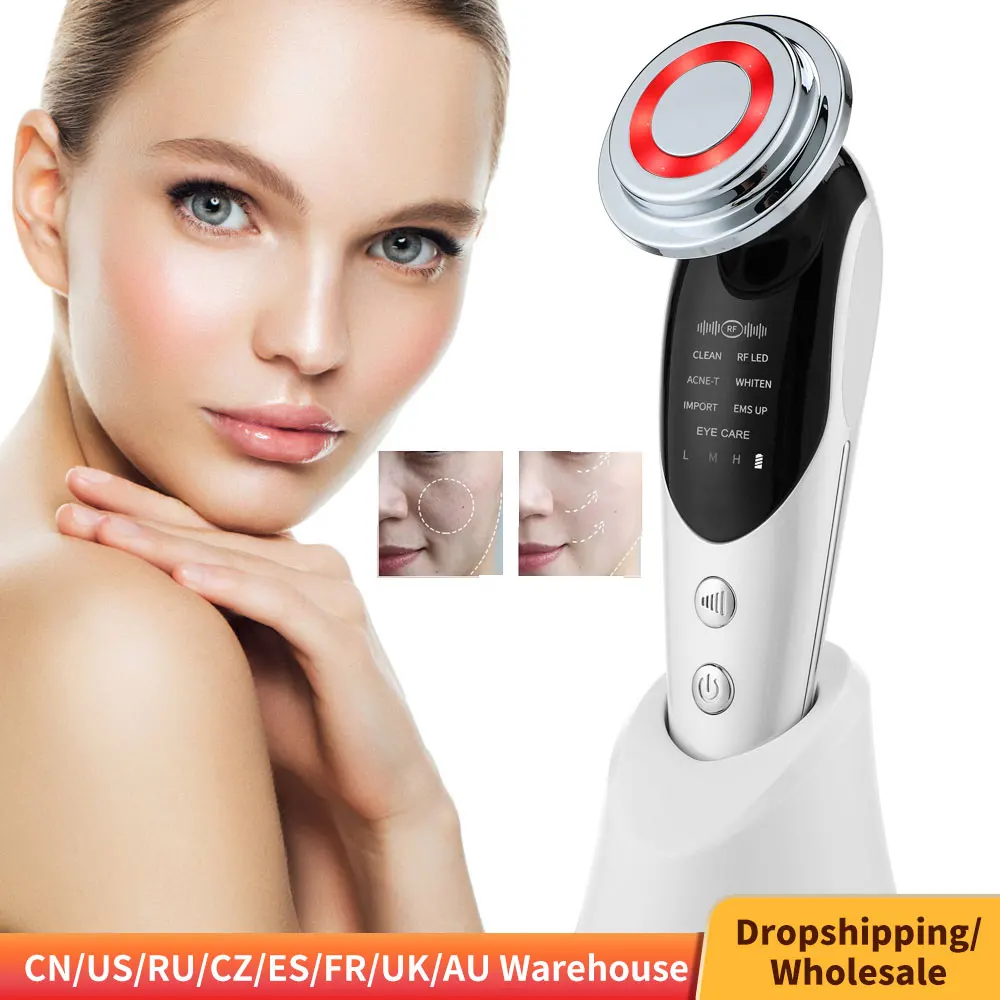 7 in 1 Face Lift Massager RF EMS Microcurrent Skin Rejuvenation Facial Light Mesotherapy Anti Aging Wrinkle Beauty Apparatus
7 in 1 Face Lift Massager RF EMS Microcurrent Skin Rejuvenation Facial Light Mesotherapy Anti Aging Wrinkle Beauty Apparatus